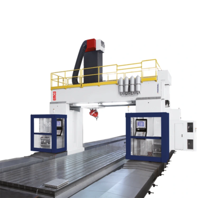 Pieza de trabajo de fresadora de pórtico grande