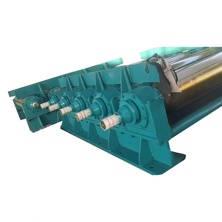 Transportador de rodillos giratorios de palanquilla de acero