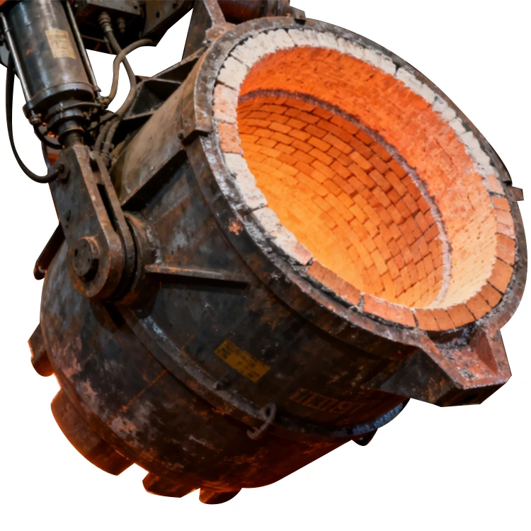 Cucharón de agua de hierro inclinable